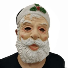 万圣节南瓜恐怖魔鬼面具、圣诞节小丑圣诞老人女巫面具、动物狼鹰手套袜子、猫蛇鲨鱼猪狗恐龙兔子马面具、派对角色扮演服装道具 - 彩色 - 查看 22