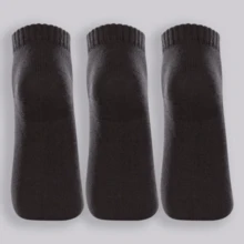 Kit 3 Pairs Of Lupo Sport Cotton Short Socks 03225 - Black - View 2