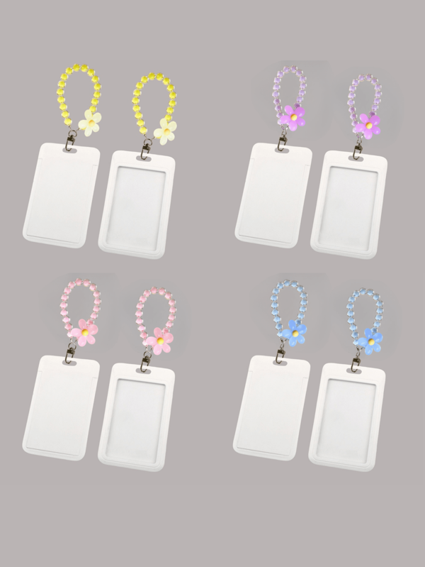 1 Set (1pc Bracelet + 1pc Card Holder) Detachable Lanyard Card Holder, Suitable For Keys, Wallet, ID Card, Work Card, Fashion Key Chain Card Holder Wristband Lanyard | Durable Bank Card, Pass, ID Card, Keys And Other Daily Accessories School Supplies,Back To School