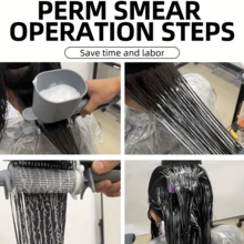 1 件套涂抹器染色刷滚筒，用于涂抹染发剂、漂白剂、烫发液、智能染发工具、返校、旅行度假必需品、女士发饰