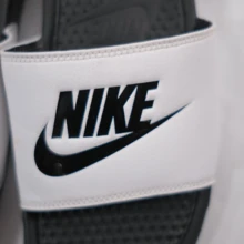 Nike JDI Men's Black/White Sliders FREE UK DELIVERY Nike JDI Sliders Lightweight Casual/Beach/Holiday  Beach  Casual  Outdoor    Synthetic Fiber    Beach  Holiday  Vacation    Summer Spring - Black and White - View 2