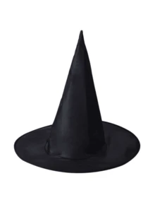 Sombrero de mago negro de Halloween, sombrero de mago de tela Oxford, accesorio de disfraz, sombrero de bruja puntiagudo, sombrero de mago para fiestas y festivales
