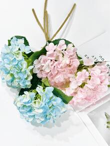 4 件人造花绣球花束，假花适用于墙壁、客厅、卧室、婚礼、派对装饰、桌面装饰。家居、桌面装饰、厨房、婚礼、餐桌、中心装饰、办公室、花园、户外、房屋、露台装饰、春季、夏季、秋季和冬季装饰