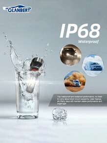 GLANBERT 2pcs/Pack New 4 Sides H4 H7 Car LED Headlights H11 9005 HB3 9006 HB4 H13 LED Headlight Car Lights Bulbs For Auto