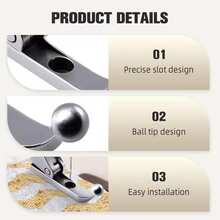 工业缝纫机工具P369婚礼珠片亮片布料压脚无锤珠固定针迹配件亮片/婚纱时尚布料无珠专用压脚