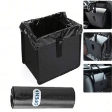 Hanging Waterproof Car Trash Can, Leak-Proof Foldable Car Storage Box, Portable Large Capacity Garbage Can, Suitable For Sedan, Truck, SUV - Multicolor - View 12