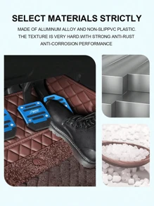 2/3 szt. pedałów hamulca samochodowego, antypoślizgowe nakładki na pedały samochodowe, pedał hamulca do skrzyni biegów manualnej/automatycznej, akcesoria samochodowe