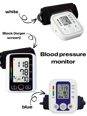 1pc Blood Pressure Monitor, Household Automatic Blood Pressure Measuring Instrument, Arm-Type Blood Pressure Monitor, Neutral English Blood Pressure Monitor USB Plug-In Use-This Tool Does Not Include Batteries!