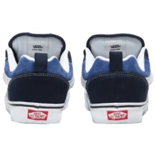 Vans Knu Skool Casual Sneakers Navy Unisex Shoes - Navy Blue - View 3