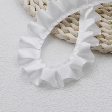 1 Peça 5m Barra Pregueada Tecido Decorativo, Acessórios e Decorações de Artesanato para Bainha de Vestido, Saia, Roupa DIY