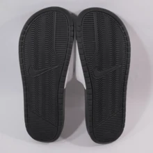 Nike JDI Men's Black/White Sliders FREE UK DELIVERY Nike JDI Sliders Lightweight Casual/Beach/Holiday  Beach  Casual  Outdoor    Synthetic Fiber    Beach  Holiday  Vacation    Summer Spring - Black and White - View 3