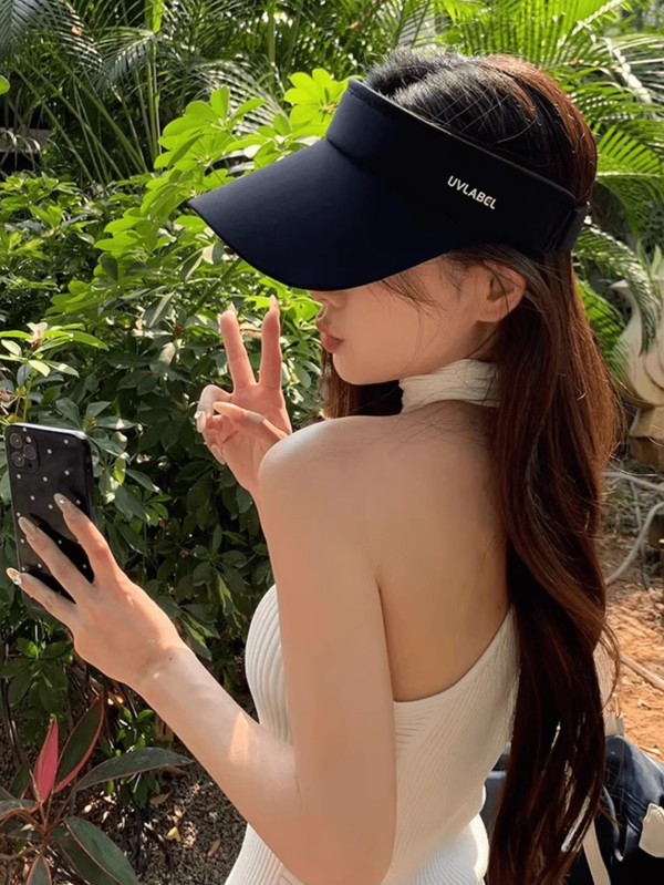 1 peça de boné de corrida com proteção UV, viseira de sol esportiva, chapéu de ciclismo ao ar livre, boné de verão respirável