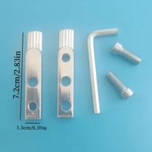 1 套水龙头角阀螺柱提取器，管道破裂修复三角阀，适用于 1/4 英寸和 3/8 英寸管道