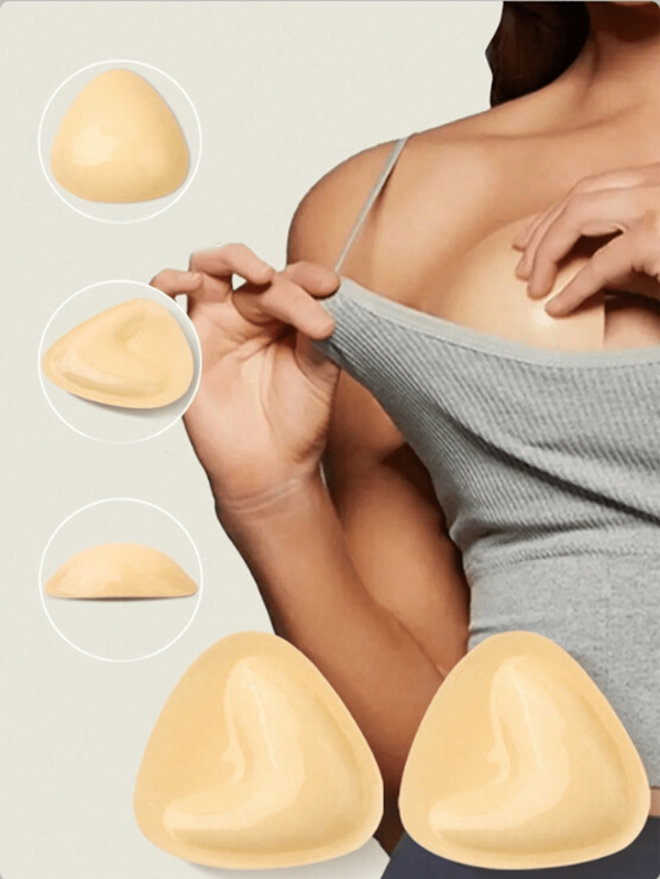 Self-Adhesive Thick Lifting Bra Pad, Chest Push Up Stickers Suitable For Bras And Swimsuits