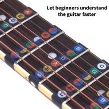 Unleash Your Guitar Potential With Self-Learning Fretboard Note Stickers - Includes Random Colors! Celluloid Picks, Heart-Shaped Pick Guards Set, For Guitar/Electric Guitar/Bass/Ukulele
