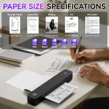 PeriPage P92 Thermal Tattoo Stencil Printer, Wireless Tattoo Machine  Ideal For Tattoo Artists & Enthusiasts - Compatible With Smartphone & PC - 黑色 - 查看 2