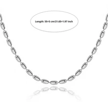 1 件 925 银低致敏性迷你橄榄珍珠项链，适合女士，简约精致颈链，可分层佩戴，是母亲节、情人节的绝佳礼物，采用抗氧化礼盒包装 - 銀色 - 查看 5