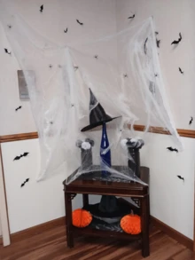 Sombrero de mago negro de Halloween, sombrero de mago de tela Oxford, accesorio de disfraz, sombrero de bruja puntiagudo, sombrero de mago para fiestas y festivales