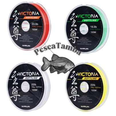 Linha Mono Maruri Victoria Softline 120 metros- Escolha Cor e Bitola