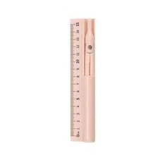 1 pieza Juego de herramientas de dibujo 3 en 1 multifuncional: regla, compás, lápiz. Compás portátil, herramienta de dibujo y medición matemática, adecuado para volver a la escuela y uso de oficina, reglas - Multicolor - Ver 12