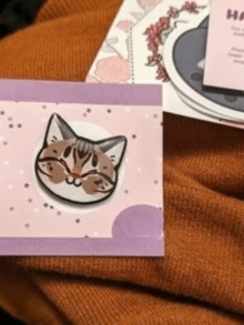 1枚定制猫咪胸针，可爱猫头胸针，个性化猫咪胸针，送给爱猫人士的礼物，卡哇伊小猫胸针，个性化宠物徽章，定制猫咪胸针，服装配饰，万圣节特辑，送给男朋友，女朋友，家人，朋友，新年魅力 - 彩色 - 查看 3