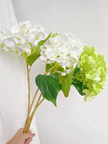 4支仿真绣球花束，适用于墙面、客厅、卧室、婚礼、派对装饰、桌面摆设。可用于家居、桌面、厨房、婚礼、餐桌、中心装饰、办公室、花园、户外、房屋、庭院装饰，适合春、夏、秋、冬四季。 - 彩色 - 查看 6