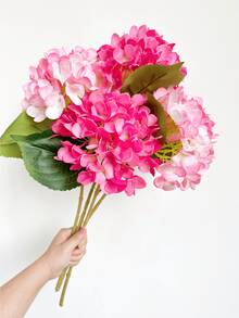 4 件人造花绣球花束，假花适用于墙壁、客厅、卧室、婚礼、派对装饰、桌面装饰。家居、桌面装饰、厨房、婚礼、餐桌、中心装饰、办公室、花园、户外、房屋、露台装饰、春季、夏季、秋季和冬季装饰 - 彩色 - 查看 2