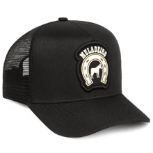 Trucker Cap Muladeiro Country Fashion Horseshoe Horse Curved Brim Resistant Adjustment Strapback Mesh