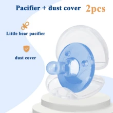 1 件装柔软硅胶可爱卡通奶嘴，硅胶奶嘴，防吸吮手指奶嘴 - 彩色 - 查看 21