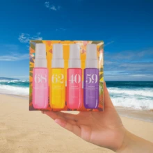 Set de regalo de 5 unidades x 40ml / 5 unidades x 10ml / 1 pieza x 40ml de Spray de fragancia sin llama, ambientador, fragancia decorativa, Serie Brasil y caja de regalo, edición limitada, purificador de aire de aromaterapia para interiores y exteriores, fragancia multicapa