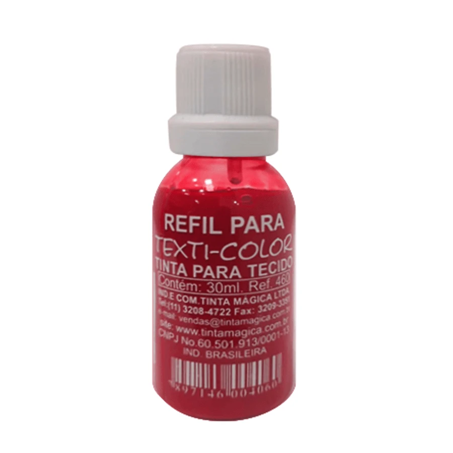 Tinta para Tecido - 30 ml - Vermelho - Visão 1