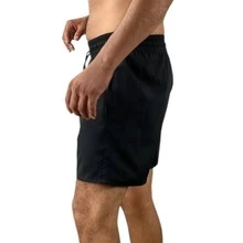 KIT 2 short bermudas masculino tactel com elastano praia academia esportes secagem rapido - Laranja - Visão 3