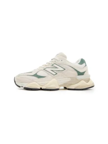 New Balance Sneakers U9060EEI ABZORB And SBS Cushioning Dual-Density Midsole Semi-Transparent CR Ankle Stability Diamond Outsole 860 Design - White Green - View 1