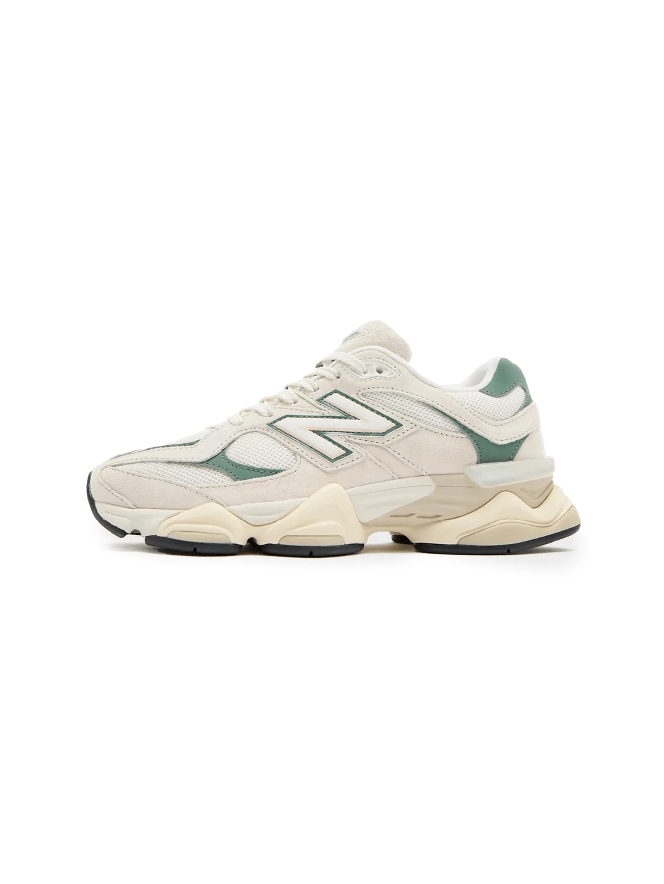 New Balance Sneakers U9060EEI ABZORB And SBS Cushioning Dual-Density Midsole Semi-Transparent CR Ankle Stability Diamond Outsole 860 Design - White Green - View 1