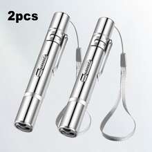 PETSIN 3-In-1 Cat Toys Laser Pen - Red Laser, UV Light, White Light 3 Modes, 5 Red Laser Chase Patterns, UV Wood's Lamp, LED White Flashlight, USB Rechargeable (60mAh), Stainless Steel Material, Pet Training & Interactive Toys