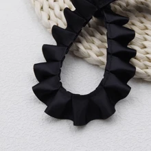 1 Peça 5m Barra Pregueada Tecido Decorativo, Acessórios e Decorações de Artesanato para Bainha de Vestido, Saia, Roupa DIY