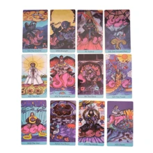 Tarocchi con uno stile artistico unico, Deck Soul Trees Ascension/Fauna Belle Tarot/Sea Witch Tarot/The Cosmic Coven Tarot, adatti per giochi di gruppo, lettura del futuro e raduni festivi, adatti a persone di tutte le età!
