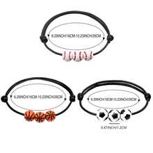 Set de 12 pulseras ajustables con temática de balones deportivos, como fútbol, baloncesto, béisbol, para fiestas y regalos de cumpleaños - Multicolor - Ver 5