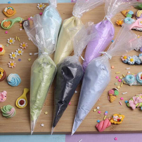 3Packs/6packs(Random Colors)60Ml Cute Style Artificial Cream Glue Is Suitable For Parent-Child Activities DIY Making Mobile Phone Cases Hairpins Mirrors Handicrafts