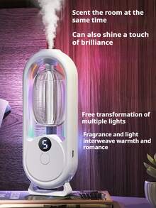 1pc Smart Home Aroma Diffuser (With 4 Bottles Of Essential Oils), Fragrance Diffuser, Hotel Aromatherapy Diffuser Humidifier With Auto Mist Sprayer For Bedroom, Bathroom - White - View 7