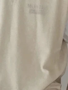 Chaleco de punto de unicolor con cuello en V casual y versátil para hombres GRDR - Albaricoque - Ver 5