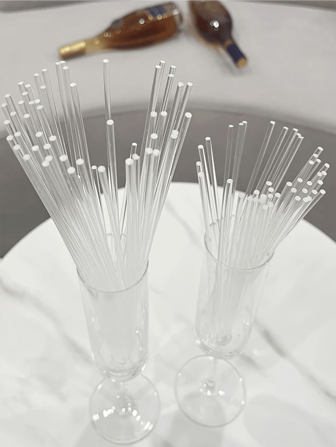 24 支耐用亚克力棒棒糖棒，多功能，用于蛋糕烘焙、糖果点心、花园植物盆栽固定，适用于婚礼、圣诞节、生日派对