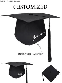 1 pièce Chapeau de Noël, Noël, Père Noël, Chapeau de Noël Chapeau de Noël Personnalisé Nom 18 Ans Majorité Graduation Imprimé Insigne de l'école Chapeau de fin d'études secondaires Casquette universitaire'} {'translate_fr':'1 pièce Sac en canevas de mode personnalisé, gilet, cadeau unique, grande capacité, sac de courses léger pliable, impression de lettres, sac de loisirs, sac de rangement pour l'école et le bureau, organisateur de voyage - Noir - Voir 14