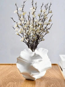 Korallen Vase Dekoration, luxuriöse florale dekorative Vase, moderne Vase, geeignet zum Aufstellen auf Schreibtischen, in Wohnzimmern, auf Couchtischen, in Büros und für Hochzeiten, ideal für Zuhause, Schlafzimmer Dekoration - Verschiedenfarbig - Übersicht 4