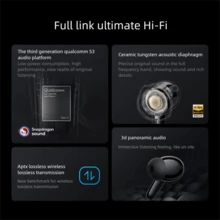 Hi-Fi 无线耳机：Vivo TWS 4 | AptX 无损音频和 12.2 毫米陶瓷驱动器 | 55dB ANC | 45 小时播放时间 | 44ms 低延迟 - 藍色 - 查看 2