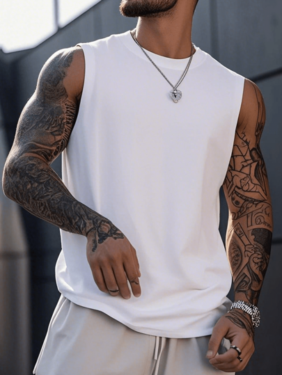 Men's Summer Casual Round Neck Breathable Tank Top