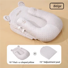 3 sztuki/zestaw noworodków w wieku 0-3 lat, poduszka anty-plucie mleka, oddychająca mata do spania dla niemowląt, zapobiegająca zakrztuszeniu się mlekiem (przed zakupem sprawdź odpowiedni rozmiar produktu) - Wielokolorowe - Zobacz 12