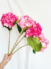 4 件人造花绣球花束，假花适用于墙壁、客厅、卧室、婚礼、派对装饰、桌面装饰。家居、桌面装饰、厨房、婚礼、餐桌、中心装饰、办公室、花园、户外、房屋、露台装饰、春季、夏季、秋季和冬季装饰 - 彩色 - 查看 6