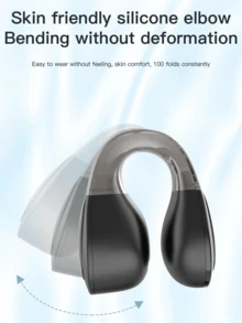 Wireless Headphones With Charging Case – Stylish Black Earbuds With Clip, Touch Control, Built-In Mic, Ideal For Smartphones - Màu sắc ngẫu nhiên - Xem 7