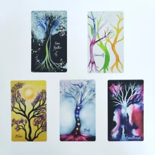 Tarocchi con uno stile artistico unico, Deck Soul Trees Ascension/Fauna Belle Tarot/Sea Witch Tarot/The Cosmic Coven Tarot, adatti per giochi di gruppo, lettura del futuro e raduni festivi, adatti a persone di tutte le età!